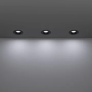 Infälld Lampa Salabate 88 mm Set om 3 - Svart - Belysning - Spotlights & downlights