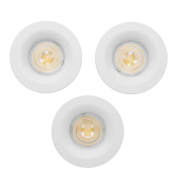 Infälld Lampa Salabate 88 mm Set om 3 - Vit - Belysning - Spotlights & downlights
