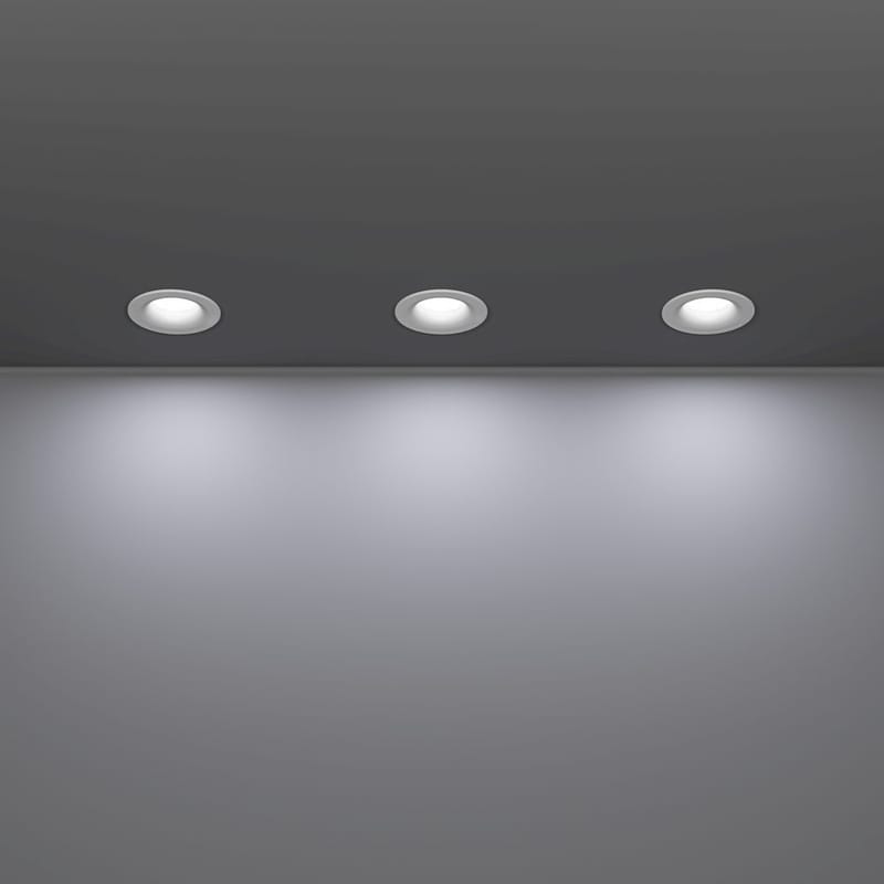 Infälld Lampa Salabate 88 mm Set om 3 - Vit - Belysning - Spotlights & downlights