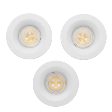 Infälld Lampa Salabate 88 mm Set om 3 - Vit - Belysning - Spotlights & downlights