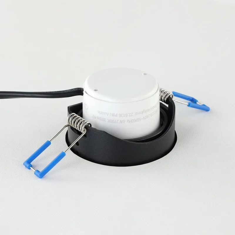 Infälld Lampa Saliceto Ø88 mm 2700K - Svart - Belysning - Spotlights & downlights