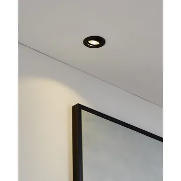 Infälld Lampa Saliceto Ø88 mm 2700K - Svart - Belysning - Spotlights & downlights