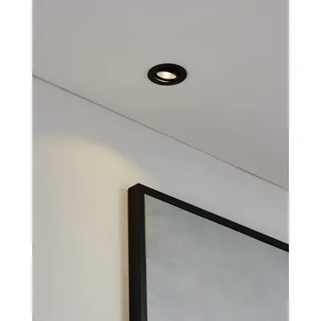 Infälld Lampa Saliceto Ø88 mm 2700K - Svart - Belysning - Spotlights & downlights