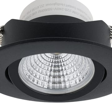 Infälld Lampa Saliceto Ø88 mm 2700K - Svart - Belysning - Spotlights & downlights