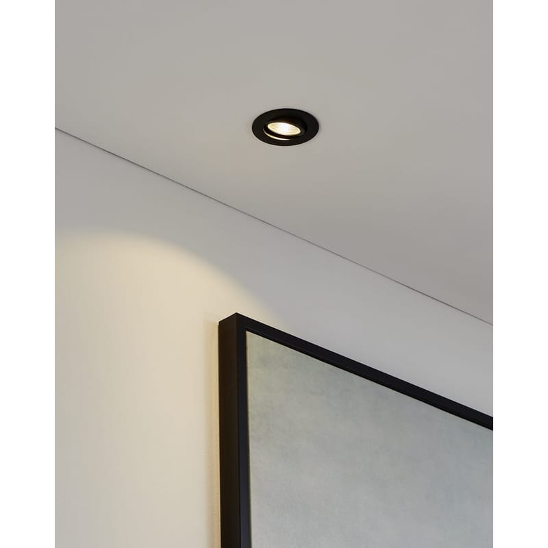 Infälld Lampa Saliceto Ø88 mm 2700K - Svart - Belysning - Spotlights & downlights