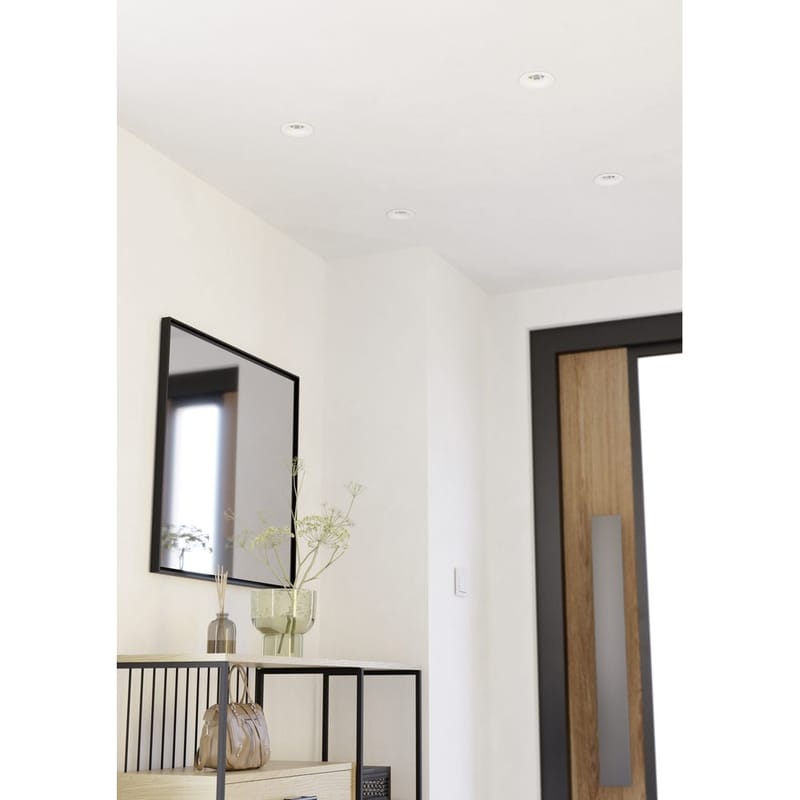 Infälld Lampa Saliceto 88 mm 4000K Set om 3 - Vit - Belysning - Spotlights & downlights