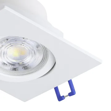 Infälld Lampa Saliceto 88x88 mm 4000K Set om 3 - Vit - Belysning - Spotlights & downlights