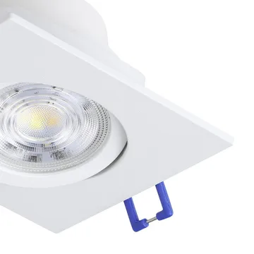 Infälld Lampa Saliceto 88x88 mm 4000K Set om 3 - Vit - Belysning - Spotlights & downlights