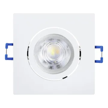 Infälld Lampa Saliceto 88x88 mm 4000K Set om 3 - Vit - Belysning - Spotlights & downlights