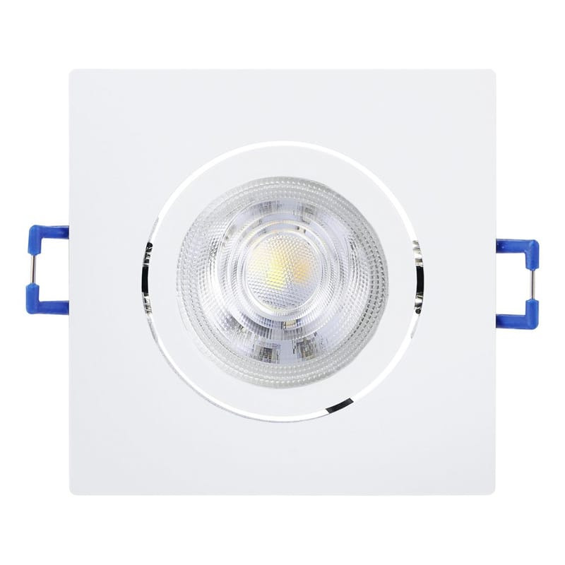 Infälld Lampa Saliceto 88x88 mm 4000K Set om 3 - Vit - Belysning - Spotlights & downlights