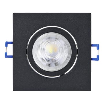 Infälld Lampa Saliceto Mobil Svart 4000K - 8,8 cm - Belysning - Spotlights & downlights