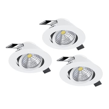 Infälld Lampa Saliceto Mobil Vit 4000K Set om 3 - 8,8 cm - Belysning - Spotlights & downlights