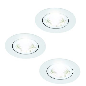 Infälld Lampa Saliceto Mobil Vit 4000K Set om 3 - 8,8 cm - Belysning - Spotlights & downlights