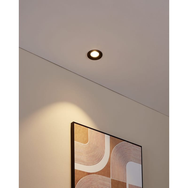 Infälld Lampa Saliceto Stel 88 mm 2700K - Svart - Belysning - Spotlights & downlights