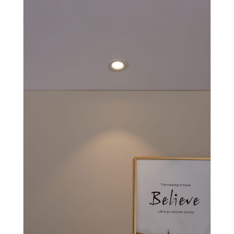 Infälld Lampa Saliceto Stel 88 mm 2700K - Vit - Belysning - Spotlights & downlights