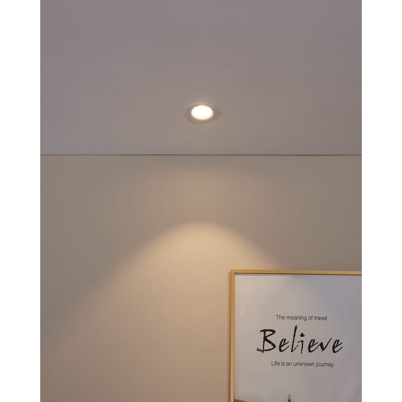 Infälld Lampa Saliceto Stel 88 mm 2700K - Vit - Belysning - Spotlights & downlights