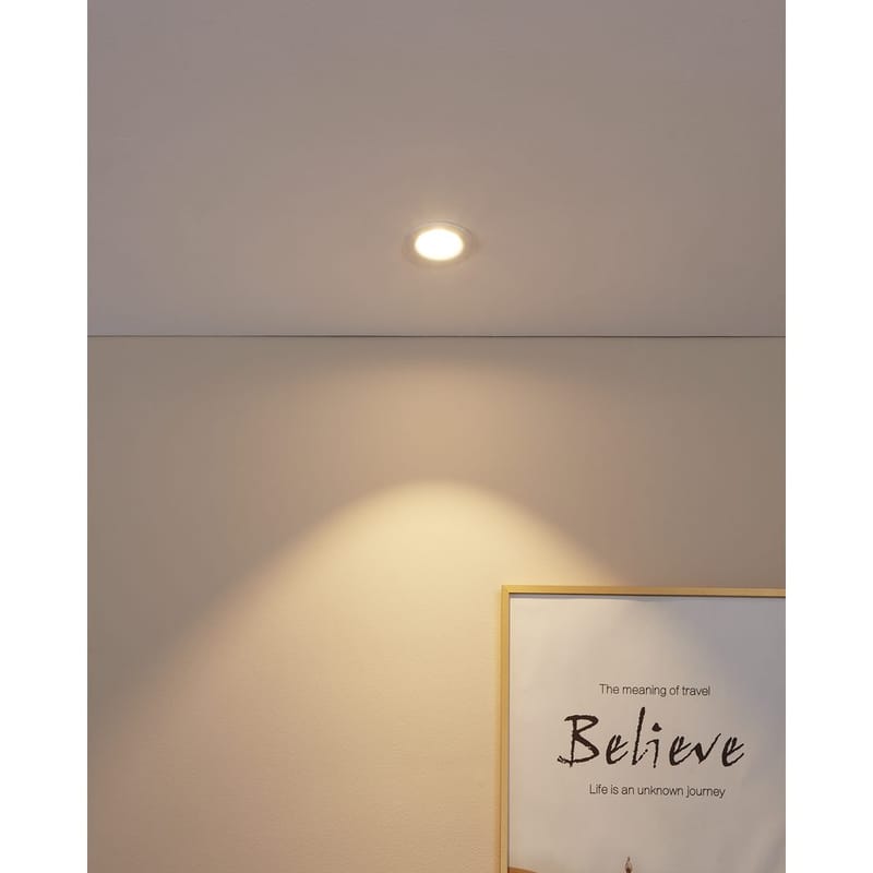 Infälld Lampa Saliceto Stel 88 mm 2700K - Vit - Belysning - Spotlights & downlights