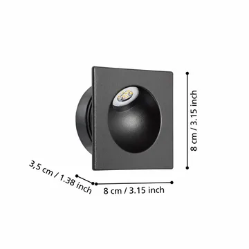 Infälld Lampa Zarate - 8 cm - Belysning - Spotlights & downlights