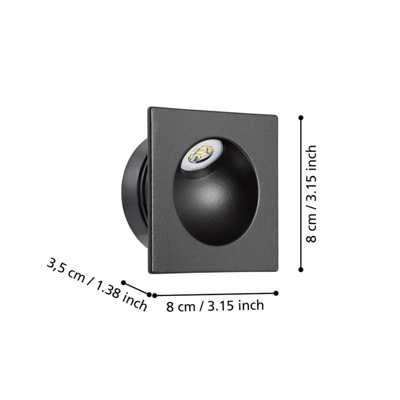 Infälld Lampa Zarate - 8 cm - Belysning - Spotlights & downlights