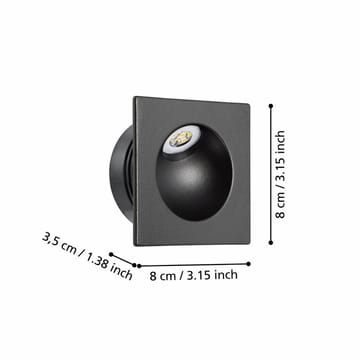 Infälld Lampa Zarate - 8 cm - Belysning - Spotlights & downlights
