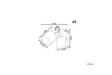 Athenaeum Spotlight 2 st GU10 - Vit - Belysning - Lampor & belysning inomhus - Hall lampa