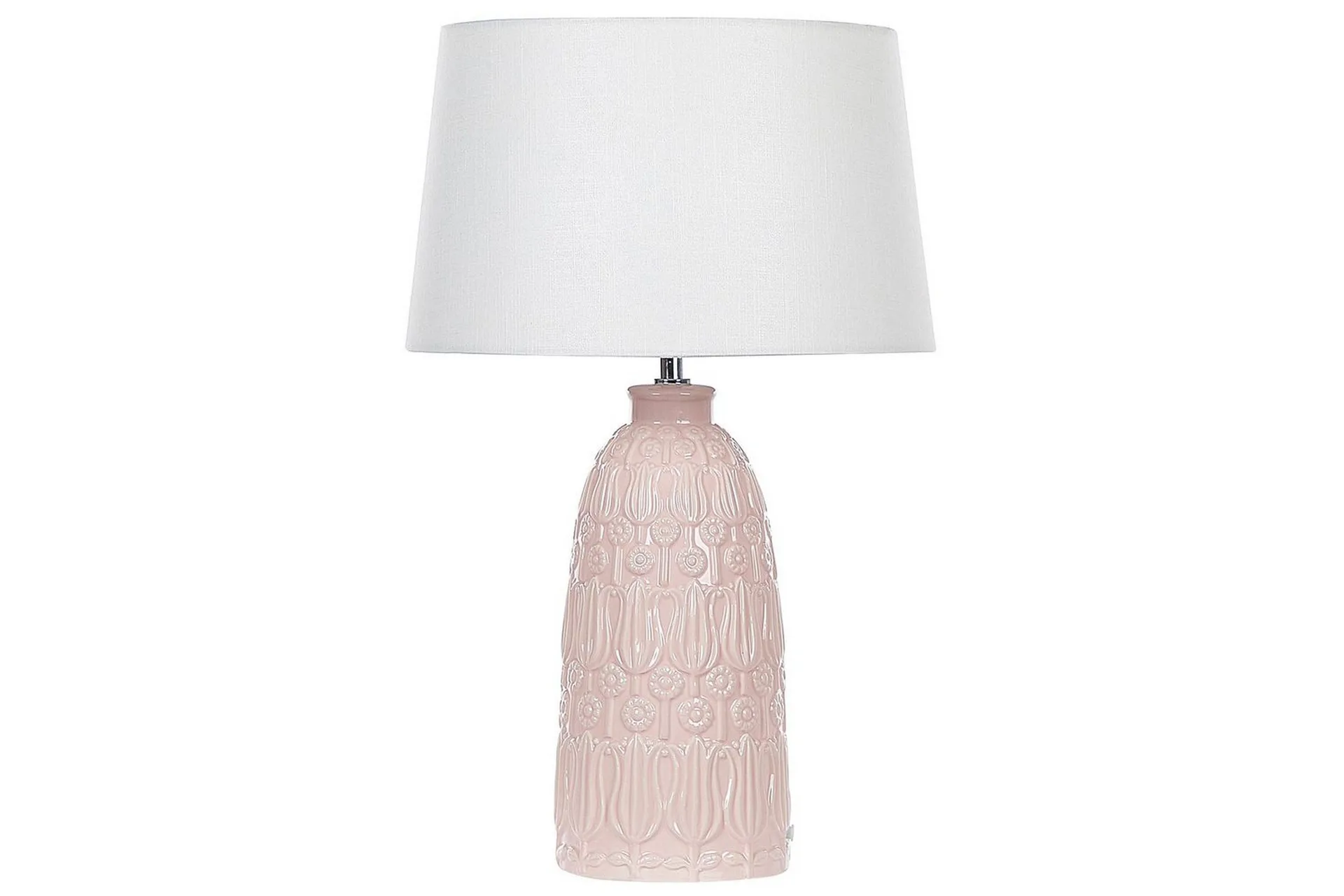 Azzurvi Bordslampa 56 cm E27 - Rosa/Vit