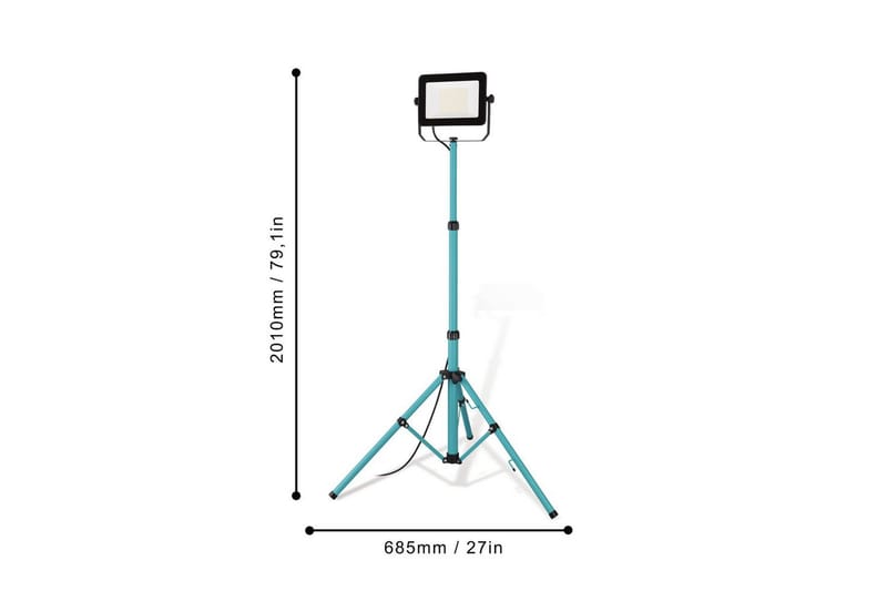 Arbetsbelysning Eglo LED-Stativstrålkastare 100W - Belysning - Lampor & belysning inomhus - Bordslampa - Skrivbordslampor & kontorslampor