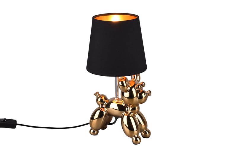 Bordslampa Bello E14 Svart/Guld - Svart/Guld - Belysning - Lampor & belysning inomhus - Bordslampa