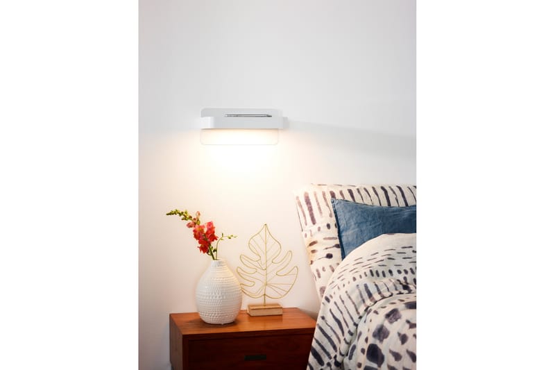 Bordslampa Atkin Vit - Lucide - Bordslampa - Fönsterlampa på fot - Hall lampa - Sängbordslampa - Fönsterlampa