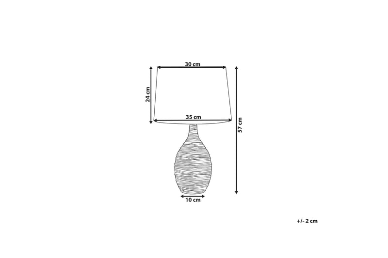 Bordslampa Atsas 35 cm - Grön - Belysning - Lampor & belysning inomhus - Bordslampa