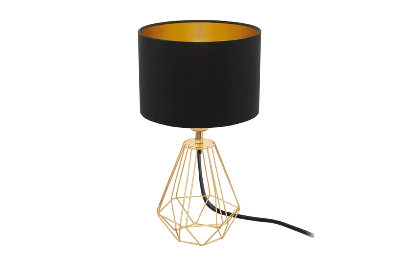Bordslampa Carlton 17 cm Rund Mässing/Svart - Eglo - Fönsterlampa - Bordslampa - Fönsterlampa på fot - Sängbordslampa - Hall lampa