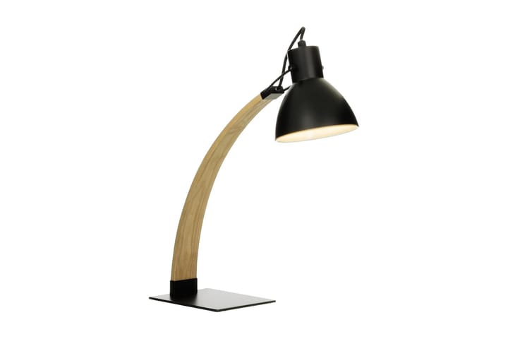 Bordslampa Dandy Trä/Svart - Aneta Lighting - Fönsterlampa - Bordslampa - Fönsterlampa på fot - Sängbordslampa - Hall lampa