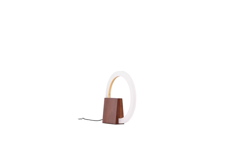 Bordslampa Dowlat 30 cm - Brun - Bordslampa - Fönsterlampa på fot - Hall lampa - Sängbordslampa - Fönsterlampa