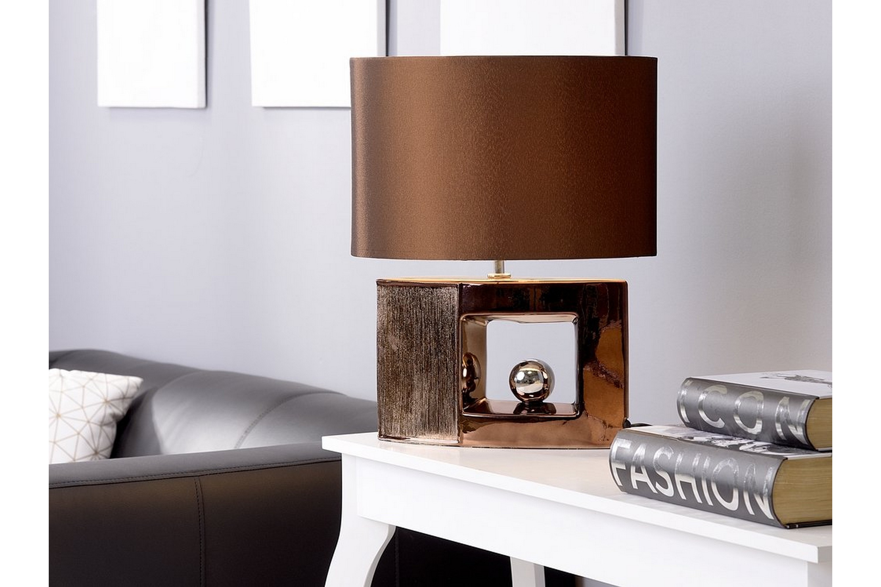 Bordslampa Duero 38 cm Brun