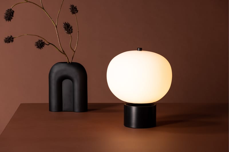 Bordslampa Dular 30 cm - Svart - Bordslampa - Fönsterlampa på fot - Hall lampa - Sängbordslampa - Fönsterlampa