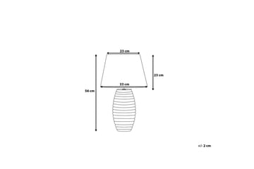 Bordslampa Ebro 33 cm - Guld - Belysning - Lampor & belysning inomhus - Bordslampa