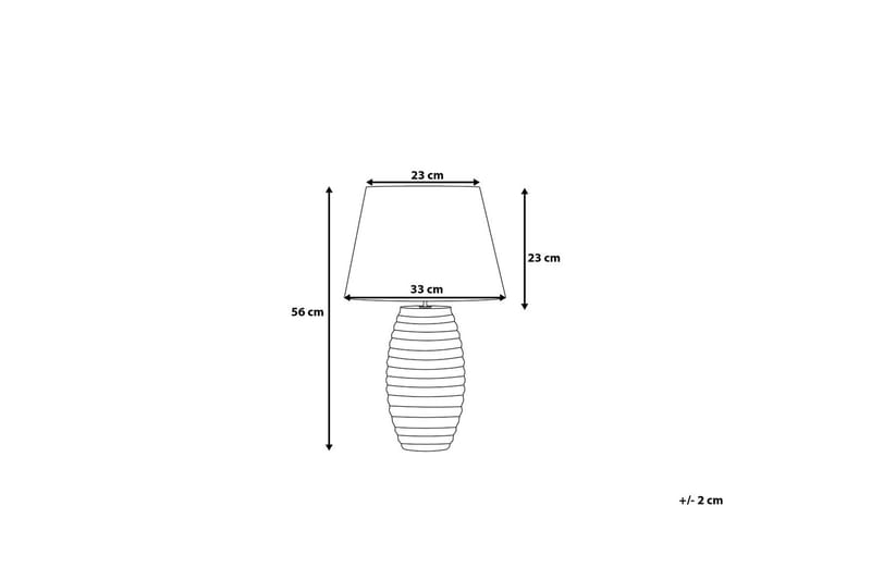 Bordslampa Ebro 33 cm - Guld - Belysning - Lampor & belysning inomhus - Bordslampa