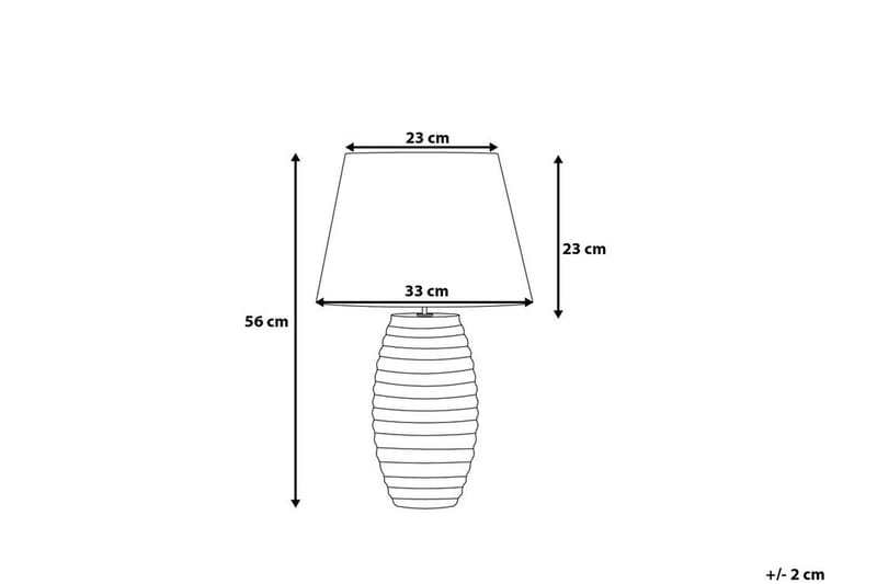 Bordslampa Ebro 33 cm - Guld - Belysning - Lampor & belysning inomhus - Bordslampa
