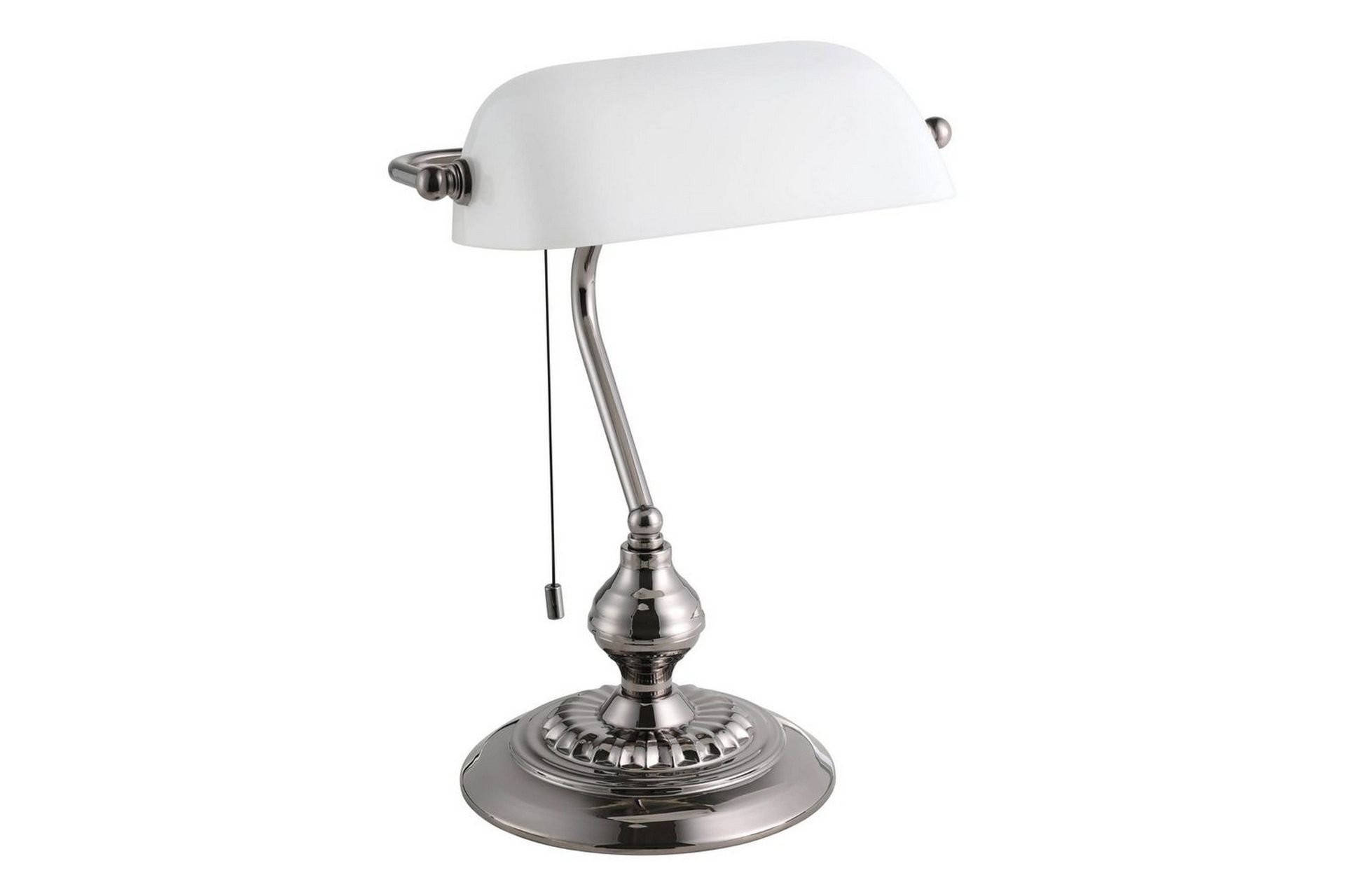 Bordslampa Eglo Banker Nickel Vit - Vit