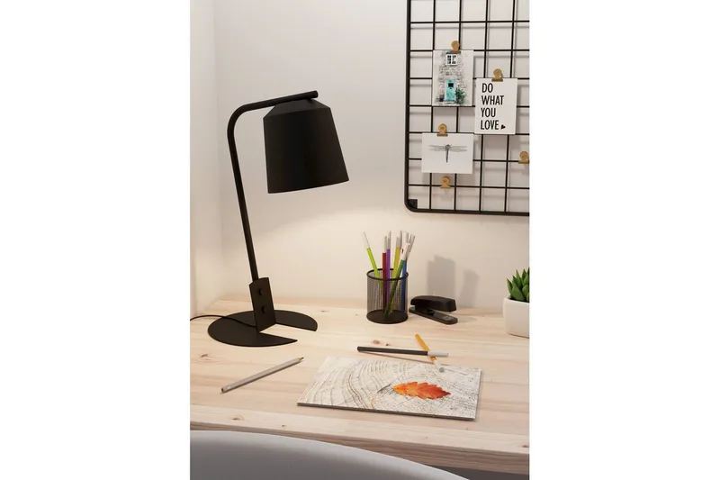 Bordslampa Eglo Oneda - Svart/Vit - Belysning - Lampor & belysning inomhus - Bordslampa - Skrivbordslampor & kontorslampor