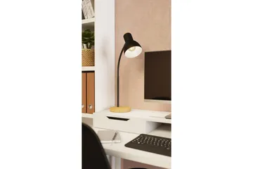 Bordslampa Eglo Veradal Svart, Brun - Svart/Brun - Belysning - Lampor & belysning inomhus - Bordslampa - Skrivbordslampor & kontorslampor