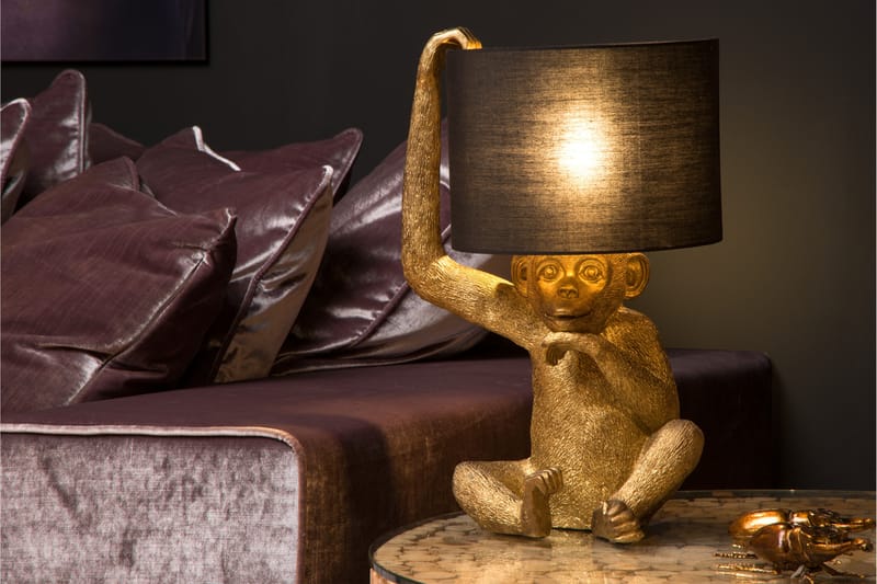 Bordslampa Extravaganza Chimp Mässing/Guld - Lucide - Bordslampa - Fönsterlampa på fot - Hall lampa - Sängbordslampa - Fönsterlampa