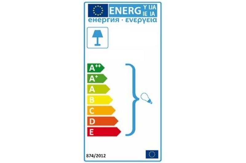 Bordslampa Fergus 33 cm - Vit - Bordslampa