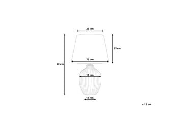 Bordslampa Fergus 33 cm - Vit - Belysning - Lampor & belysning inomhus - Bordslampa