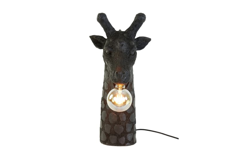 Bordslampa Giraffe 33x25 cm Svart - Light & Living - Bordslampa - Fönsterlampa på fot - Hall lampa - Sängbordslampa - Fönsterlampa