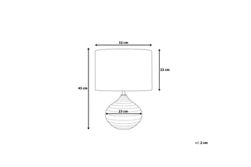 Bordslampa Kuban 32 cm - Silver - Belysning - Lampor & belysning inomhus - Bordslampa