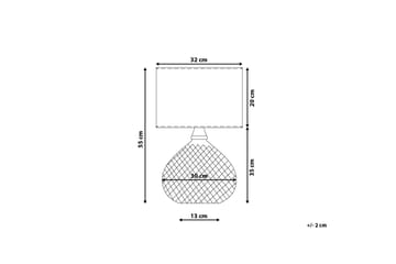 Bordslampa Madon 32 cm - Silver - Belysning - Lampor & belysning inomhus - Bordslampa