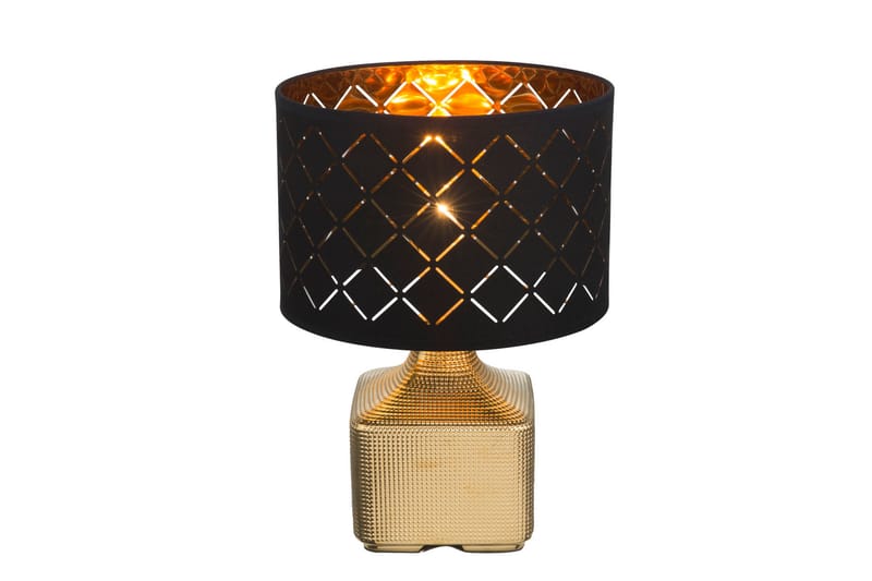 Bordslampa Mirauea Guld/Svart - Globo Lighting - Bordslampa - Fönsterlampa på fot - Hall lampa - Sängbordslampa - Fönsterlampa