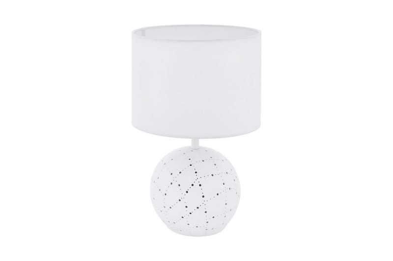 Bordslampa Montalbano Rund 23 cm Vit - Eglo - Bordslampa - Fönsterlampa på fot - Hall lampa - Sängbordslampa - Fönsterlampa