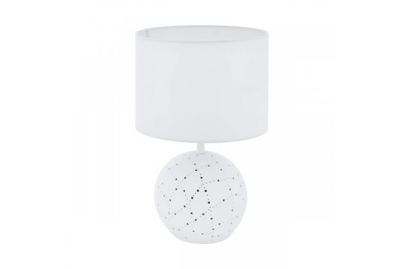 Bordslampa Montalbano Rund 23 cm Vit - Eglo - Bordslampa - Fönsterlampa på fot - Hall lampa - Sängbordslampa - Fönsterlampa